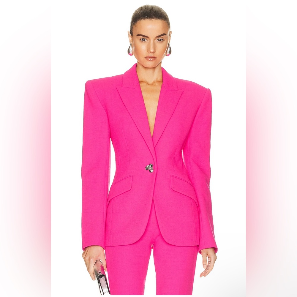 DAVID KOMA Metal Flower Embroidered Jacket